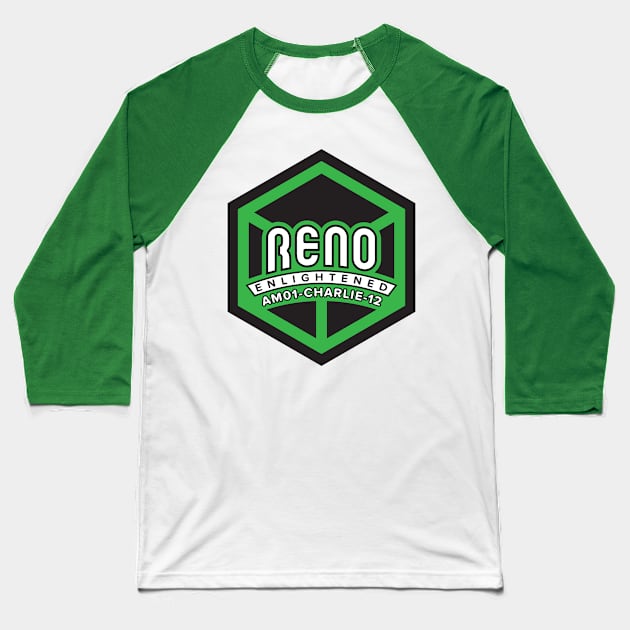 Reno Enlightened Baseball T-Shirt by Gojira74